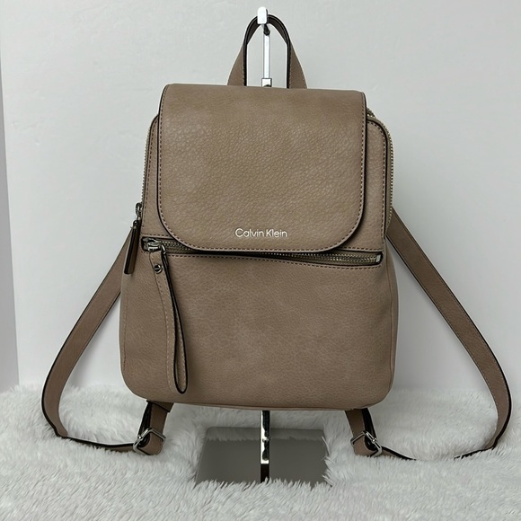 Calvin Klein Bags Calvin Klein Reyna Backpack Purse Stone Color